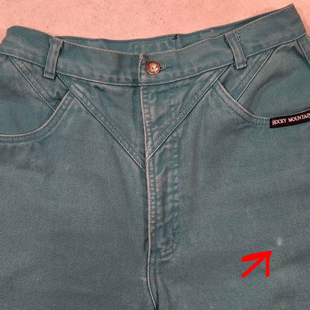 Vintage Rocky Mountain Jeans, Turquoise